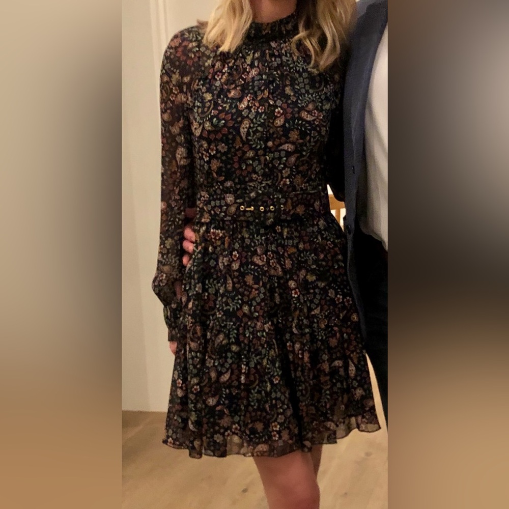 NICHOLAS Black Floral Dress - Worn 1x - Picture 9 of 11